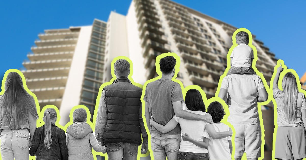 Rental: there are 23 families interested in each house advertised